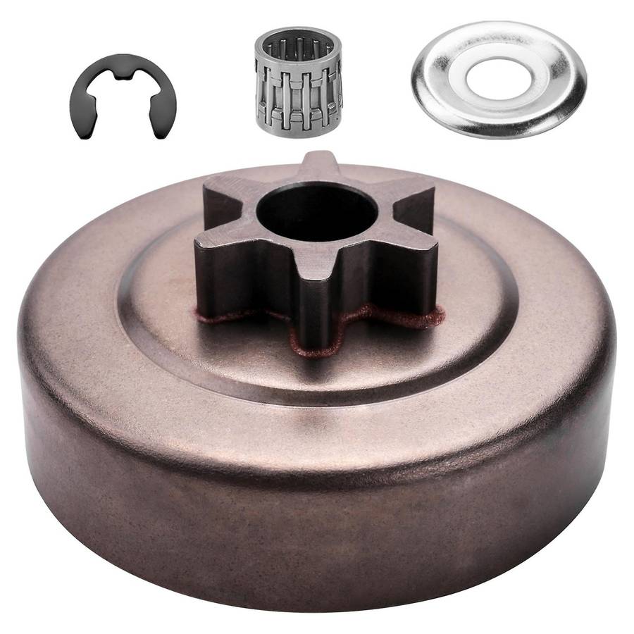 3/8 6T Clutch Drum Sprocket Washer E- Kit for Chainsaw 017 018 021 023 025 Ms170 Ms180 Ms210 Ms230
