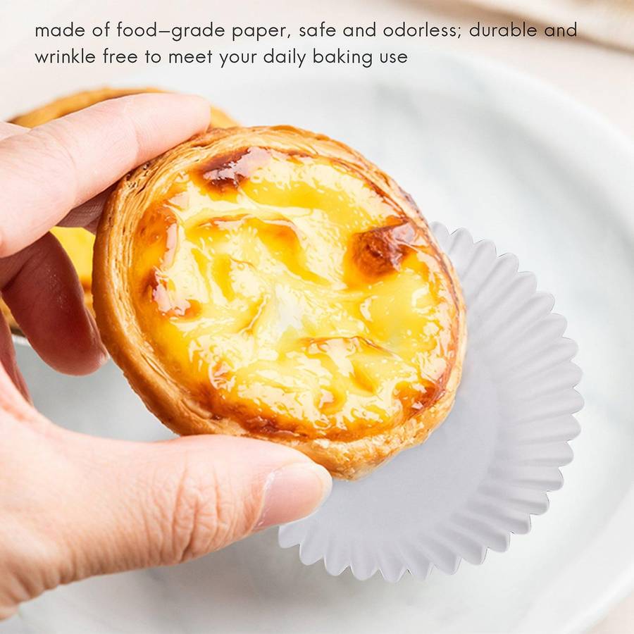 300 Pieces Foil Metallic Cupcake Liners Muffin Paper Cases Baking Cups, Gold, Silver and Gold, 2-in