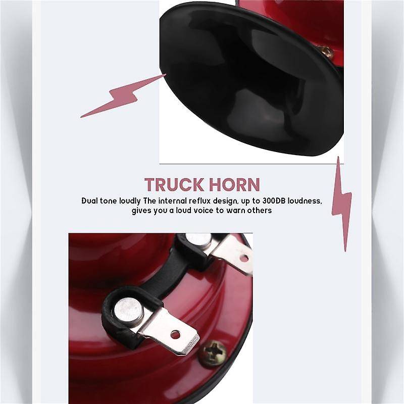 300db Super Loud Train Horn for Truck Train Boat Car Air Electric Snail Single Horn 12v Waterproof