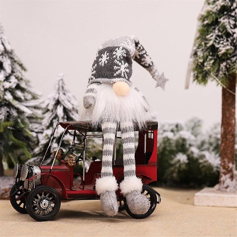 35cm Glowing Gnome Christmas Decor Faceless Doll Night Light Home Navidad Natal 2024 New Year Childr