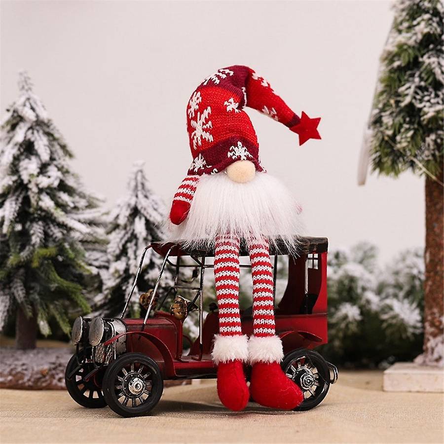 35cm Glowing Gnome Christmas Decor Faceless Doll Night Light Home Navidad Natal 2024 New Year Childr