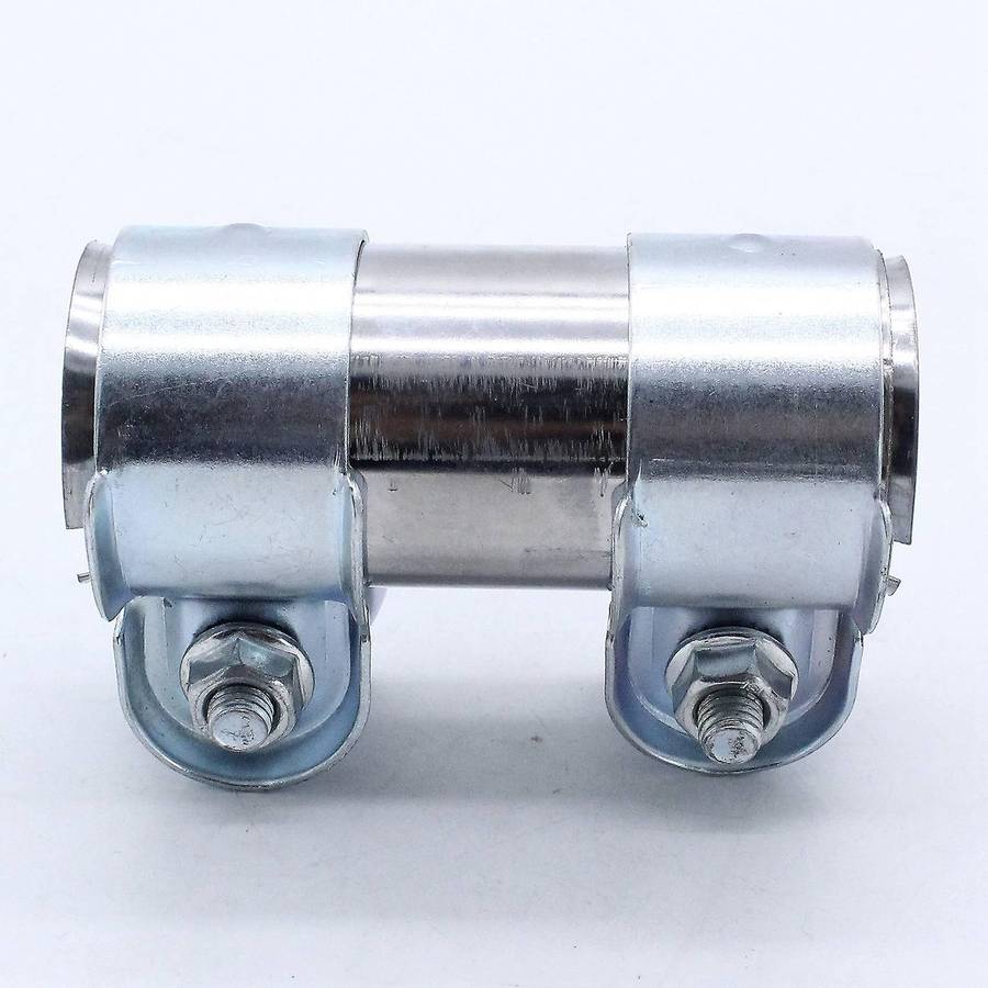 35mm x 95mm Pipe Connector Double Clamp Exhaust System Pipe Connector for Exhaust System Car Tools C