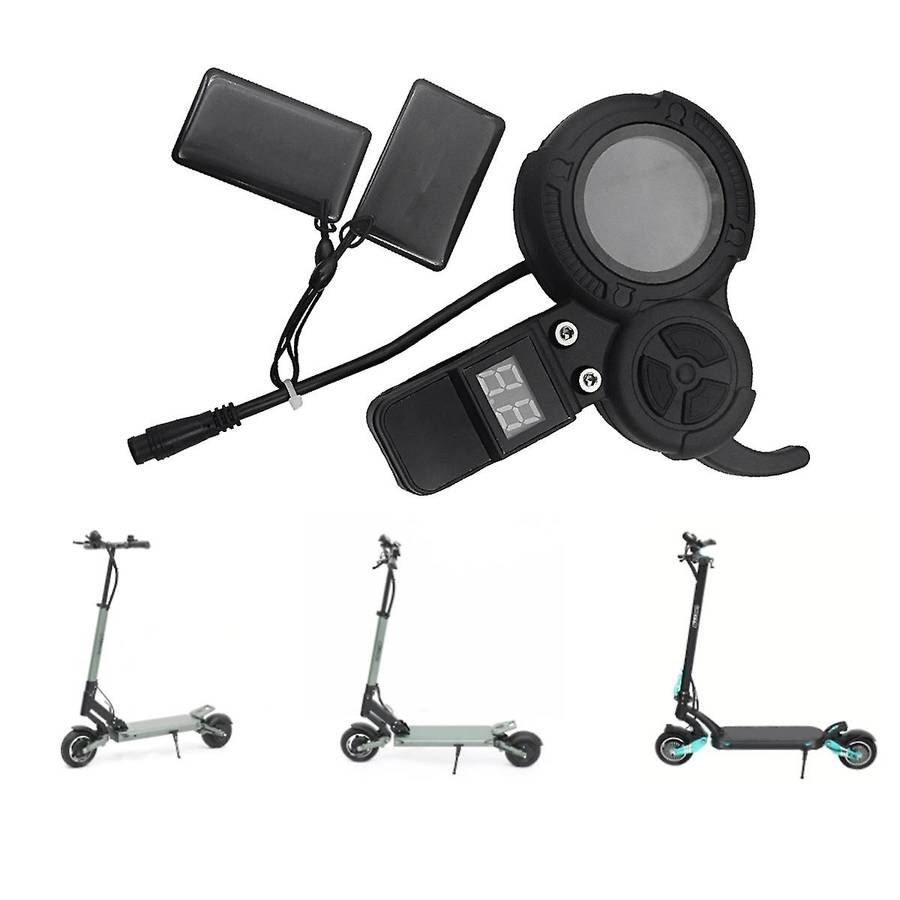 36v-60v E-scooter Lcd Display+lgnition Lock Key Throttle Nfc Card for Vsett 8 8+ 9 9+ for Zero 8 9 1