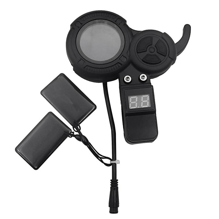 36v-60v E-scooter Lcd Display+lgnition Lock Key Throttle Nfc Card for Vsett 8 8+ 9 9+ for Zero 8 9 1