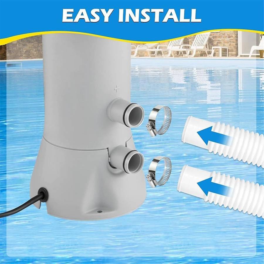 3Pcs 1.25in Pool Hose,59in Long Accessory Pool Pump Hoses for 1-1/4in Diameter All Above Ground Pool
