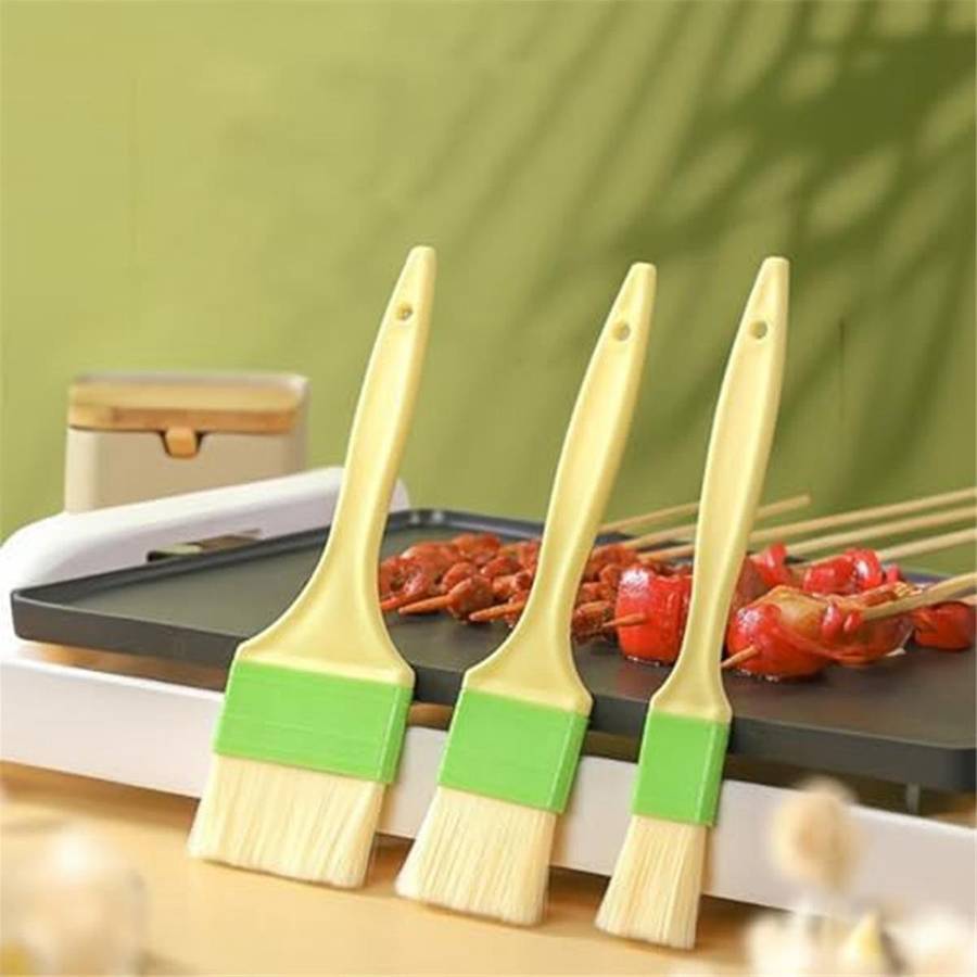 3Pcs Basting Pastry Brush, Cooking Brush Set,Grill Brush, Food Brush for Baking, Perfect for Marinad