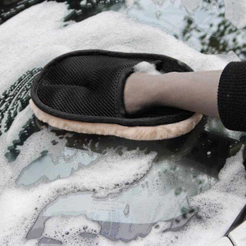 3PCS Cleaning Gloves,Glass Cleaning Gloves, Waterproof Cleaning Sponge Cloth, Car Wash Gloves Brush