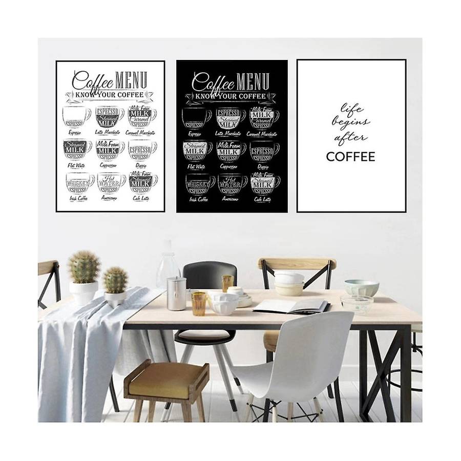 3pcs Coffee Signs 15.7x23.6 Inches Coffee Signs Metal Coffee Bar Signs Coffee Wall Decor Coffee Bar