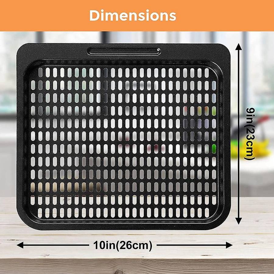 3pcs Cooking Tray Replacement, 10 Qt Mesh Cooking Rack Accessories , Oven, Dishwasher Safe (10 Qt)