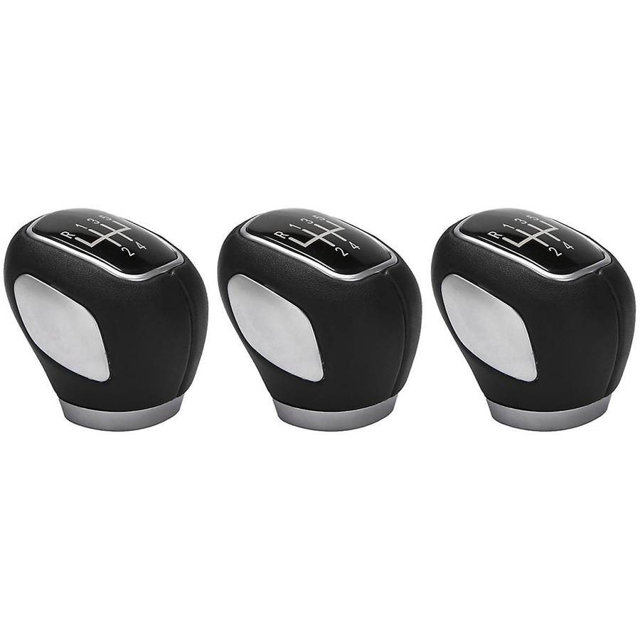 3pcs Manual Gear Shift Knob Shifter Lever Head for 2009-2015
