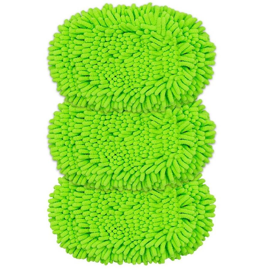 3PCS Reusable Microfiber Mop Pads for Sweeper Dry Sweeping Cloths & Wet Mopping Cloths Washable Wet