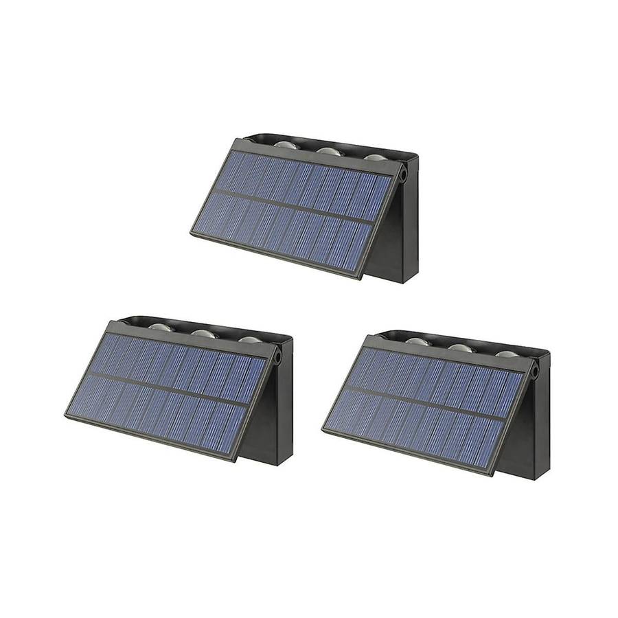 3pcs Solar Wall Light -led Outdoor Wall Solar Light Waterproof Garden Wall Lighting for Villa Patio