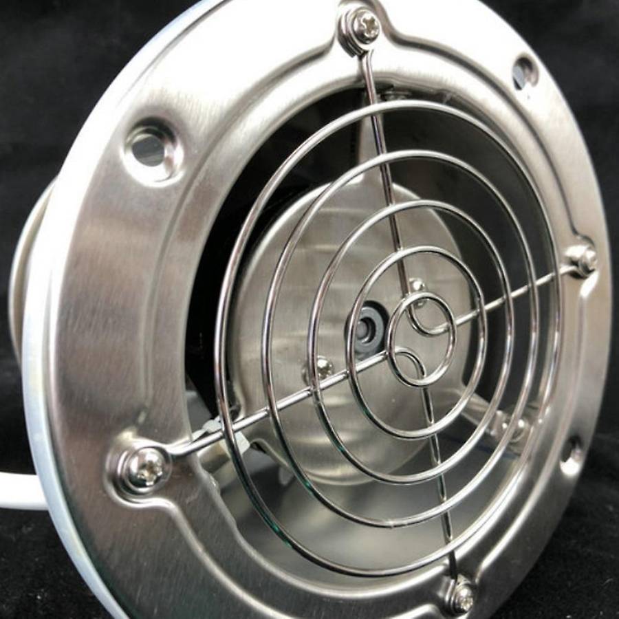 4 Inch Pipe Stainless Steel Exhaust Fan Window Duct Air Ventilation Blower Toilet Kitchen Ventilator