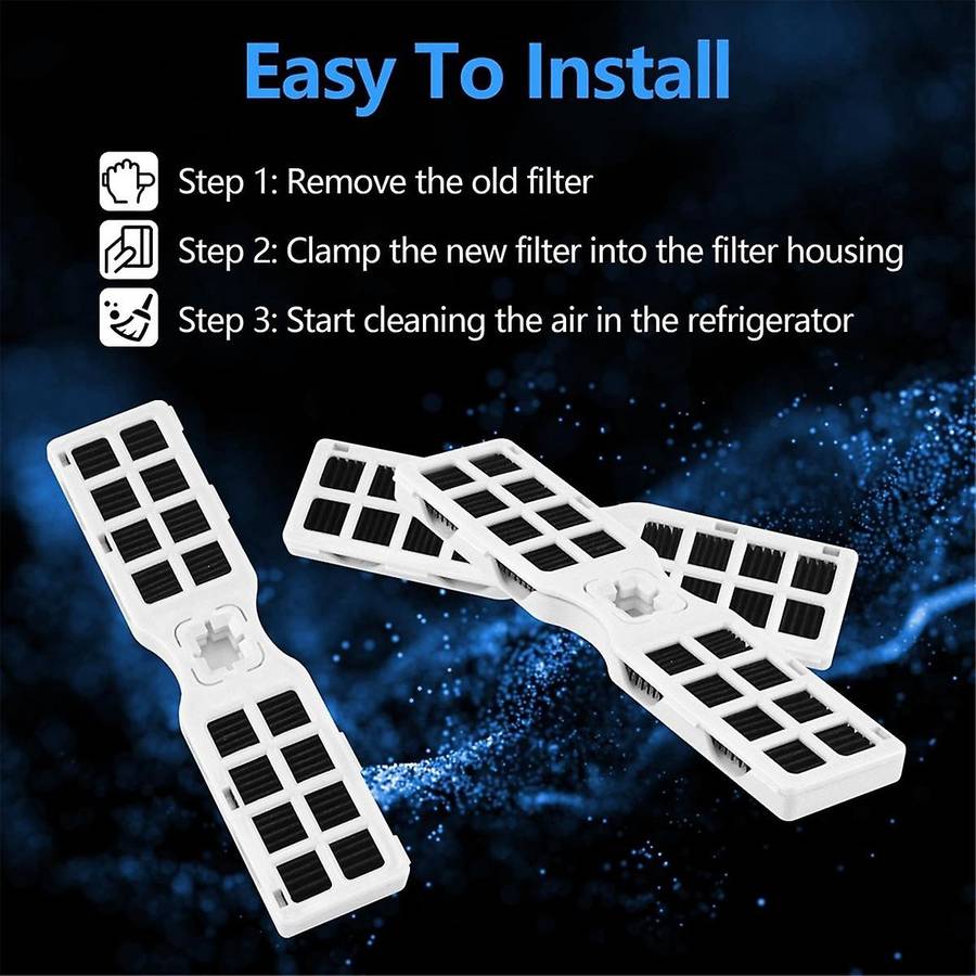 4 Pack Refrigerator Air Filter Replacement for FRGPAAF2 PureAir AF-2 Air Filter,FRFC2323AS, FRFC232L