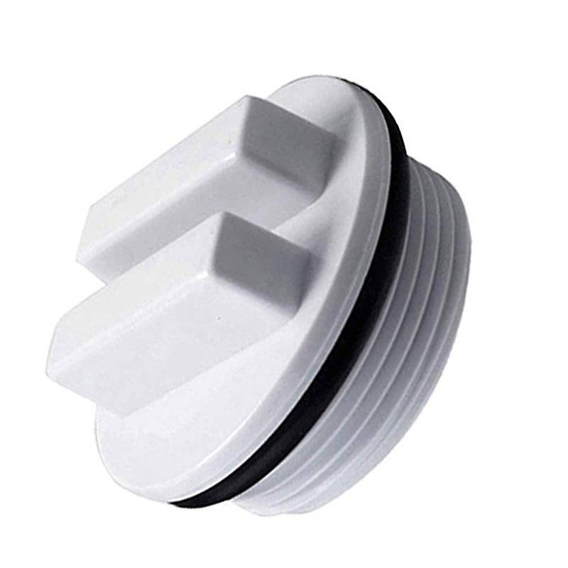 4 Pcs 1.5 Inch Threaded Pool Spa Return Winterizing Filter Drain Plug with O-Ring for Winterizing Po