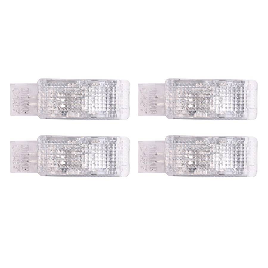 4 Pcs Car Interior Halogen Footwell Light Glove Box Trunk Lamp for B6 Golf 6 Mk6 Mk7 7l0947415 3td