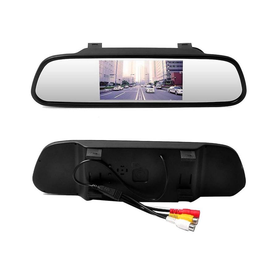 4.3-inch Rearview Mirror Display Car Hd Lcd Screen Dvd Display Reversing Camera Car Accessories