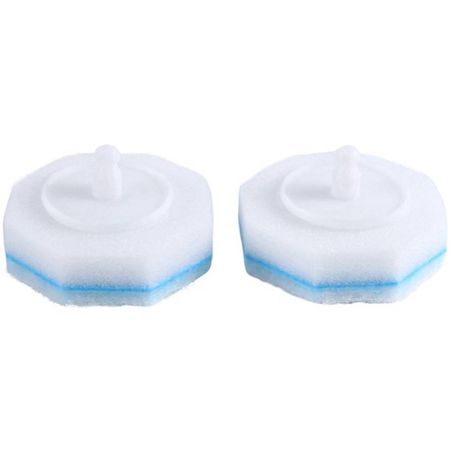 40 Counts Upgraded Toilet Brush Wand Disposable Toilet Cleaning Wand Refills Bowl Scrubbers Heads