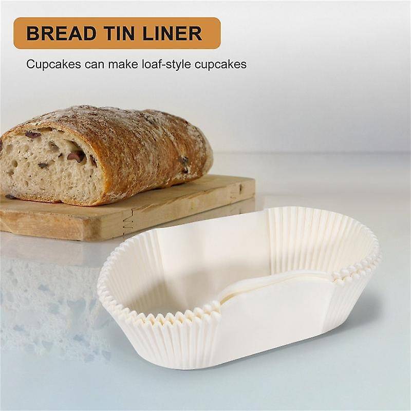 40 Pack Greaseproof Loaf Tin Liners Straight Edge Baking Parchment Paper Non Stick Cake Pans Cake Ti