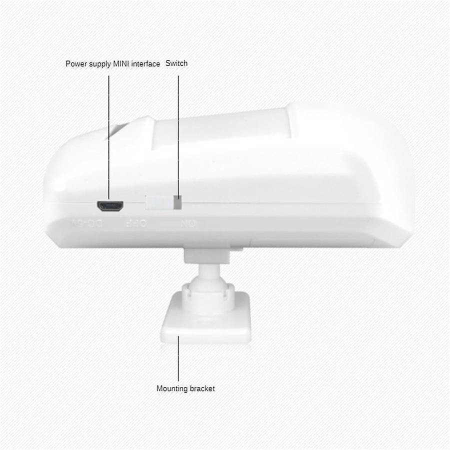 433Mhz Multi-Function Wide-Angle Wireless Infrared Detector Door Window Alarm Burglar Alarm Equipmen