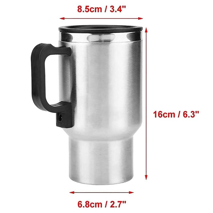 450ml 12v Car Heating Cup Usb Heating Bottle Drink Kettle Bottle Mug Lighter Heated Travel Water Ele
