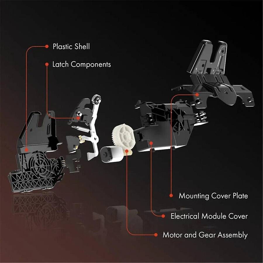 4589243AF Car Latch Catch for Grand Caravan 2009-2017 Town Country Trunk Door Lock Actuator