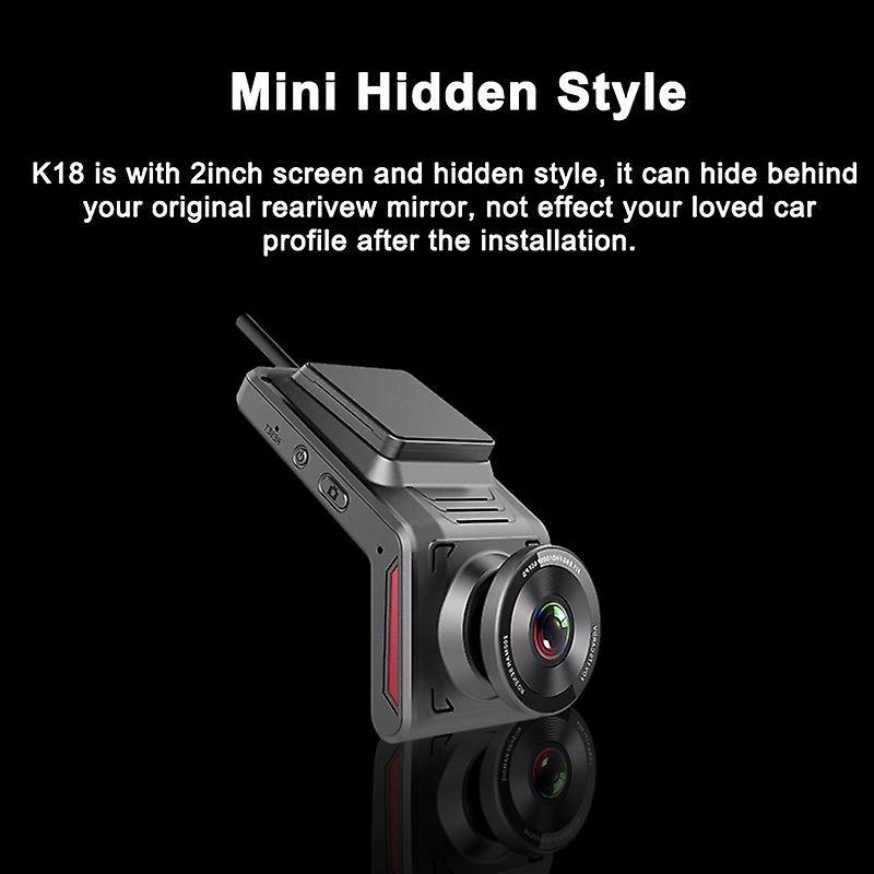 4G Car DVR Dash Cam HD Wifi Driving Video Recorder with Dual Wide Angle Camera Support Night Vision