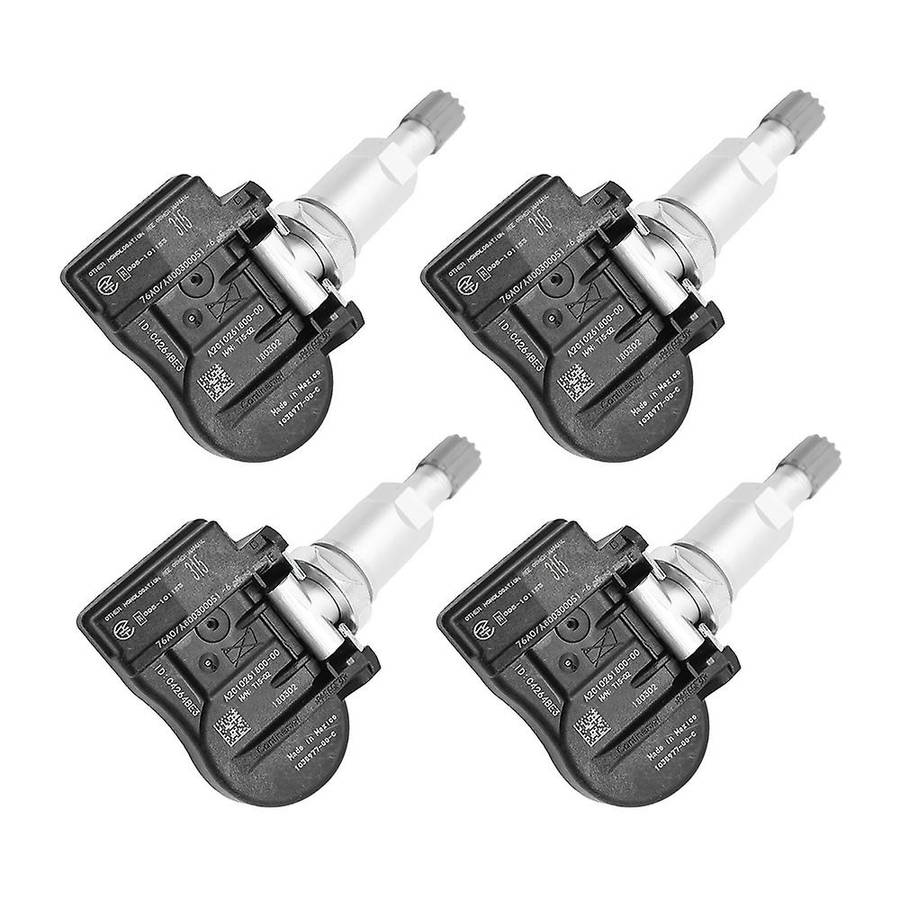 4Pcs 1038977-00-C 1038977-00-B for TPMS Sensor 315MHz Tyre Pressure Sensor for Auto Accessories