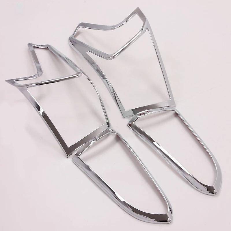 4PCS Chrome Front Rear Headlight Taillight Light Lamp Cover for 2019-2020