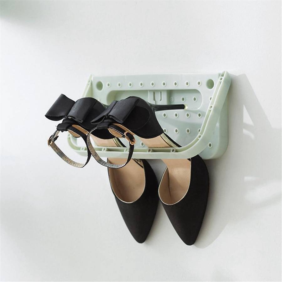 4pcs Hanging , Wall Mounted Shoes Rack,foldable Shoes Holder, Adhesive Storage Shoe Shelf for Space
