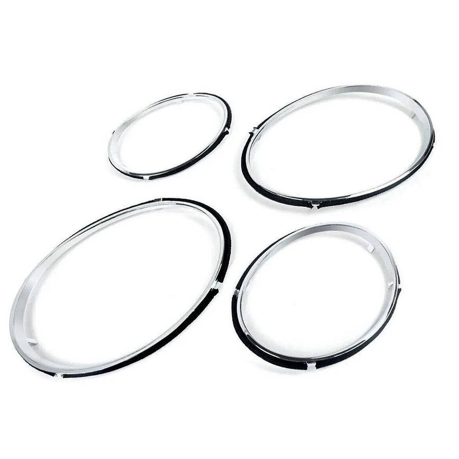 4pcs Headlight Trims Lights Rims Chrome Ring Headlight Frame for Flying Spur 2020-2023 Decorate