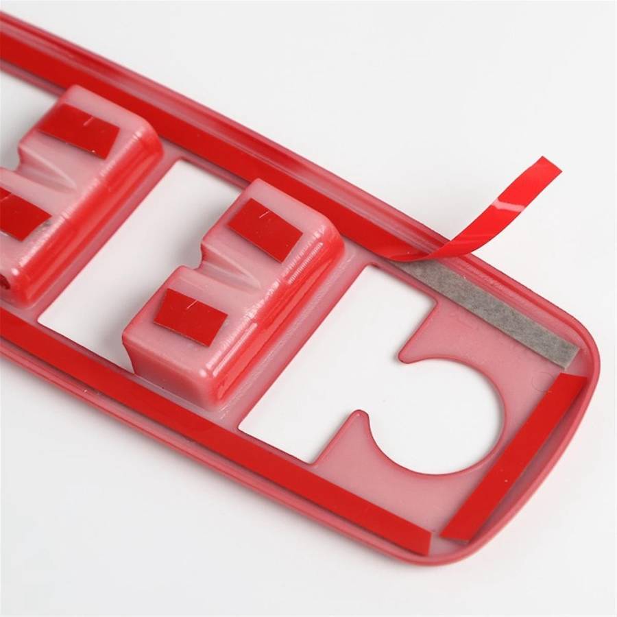 4pcs Red Car Inner Window Lift Trim Switch Panel Cover for Ram 2010-2017/charger Durango 2011-2021