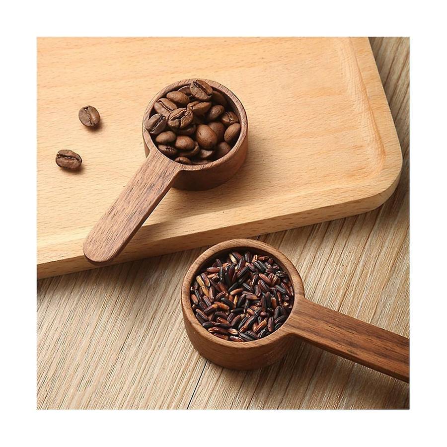 4pcs Wooden Measuring Spoon Set Kitchen Tea Coffee Spoon Cooking Household Measuring Utensils