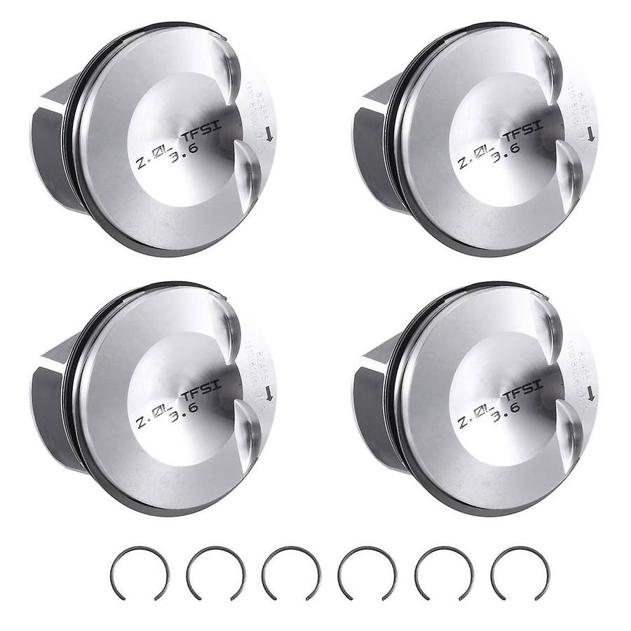 4x Engine Pistons Set & Rings 82.51mm 23mm for A4 Q5 2.0t 06h107065dm
