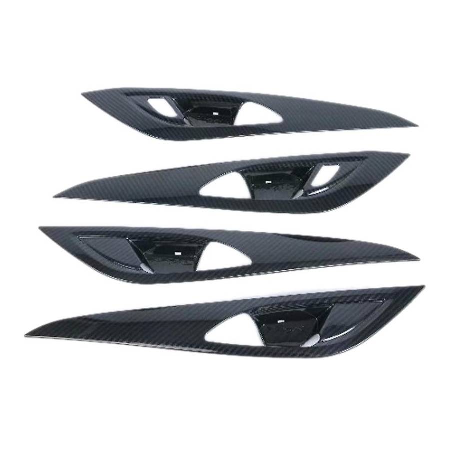 for Regal 2017 2018 2019 Carbon Fiber Car Inner Door Handle Bowl Cover Trim Frame Decor Sticker Acce