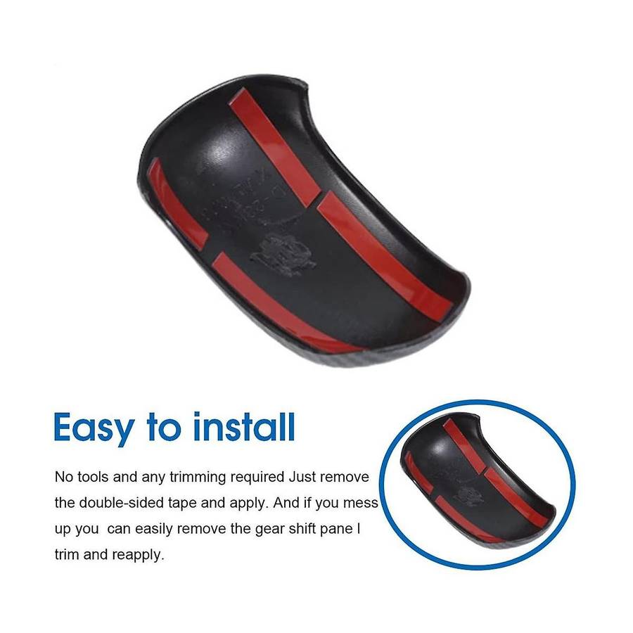 for Seeker 2024 Car Gear Shift Knob Head Cover Trim Interior Accessories , ABS Carbon Fiber
