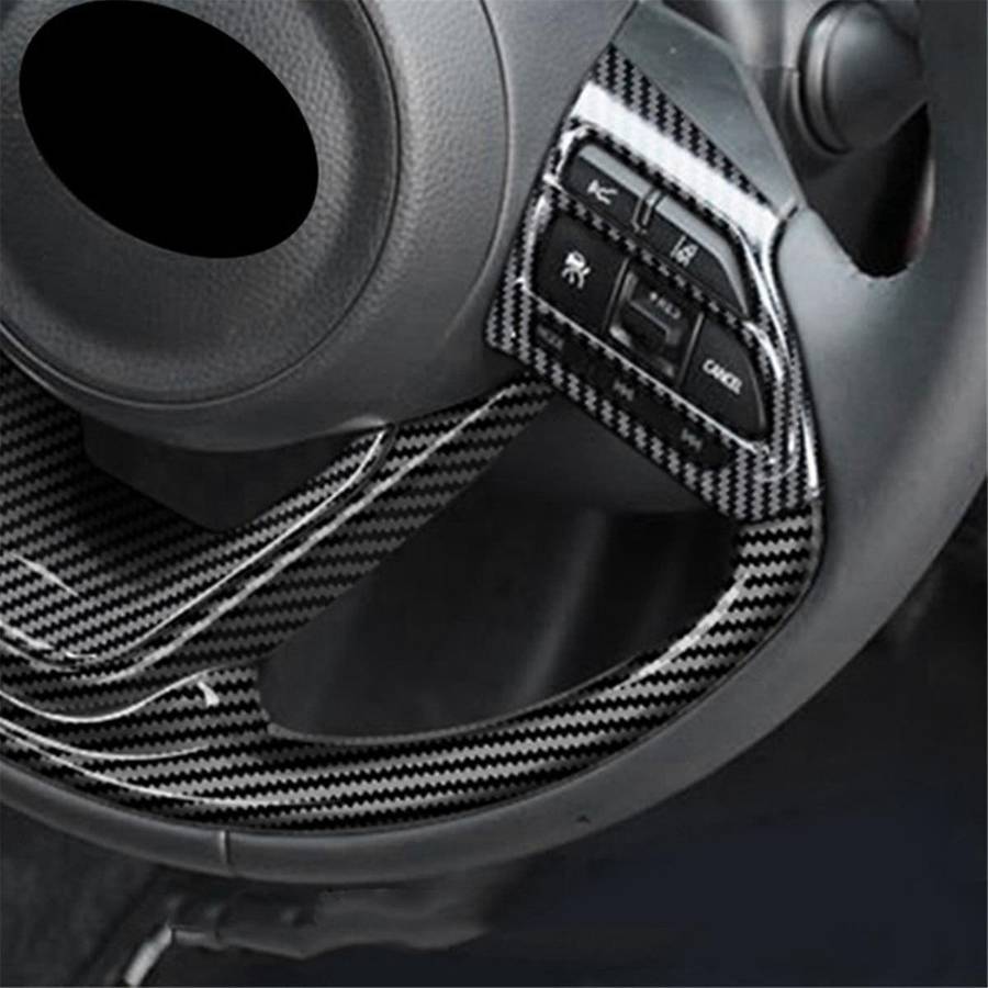 for Sienta Aqua Yaris 2022 2023 Car Steering Wheel Panel Cover Trim Frame Sticker Accessories A