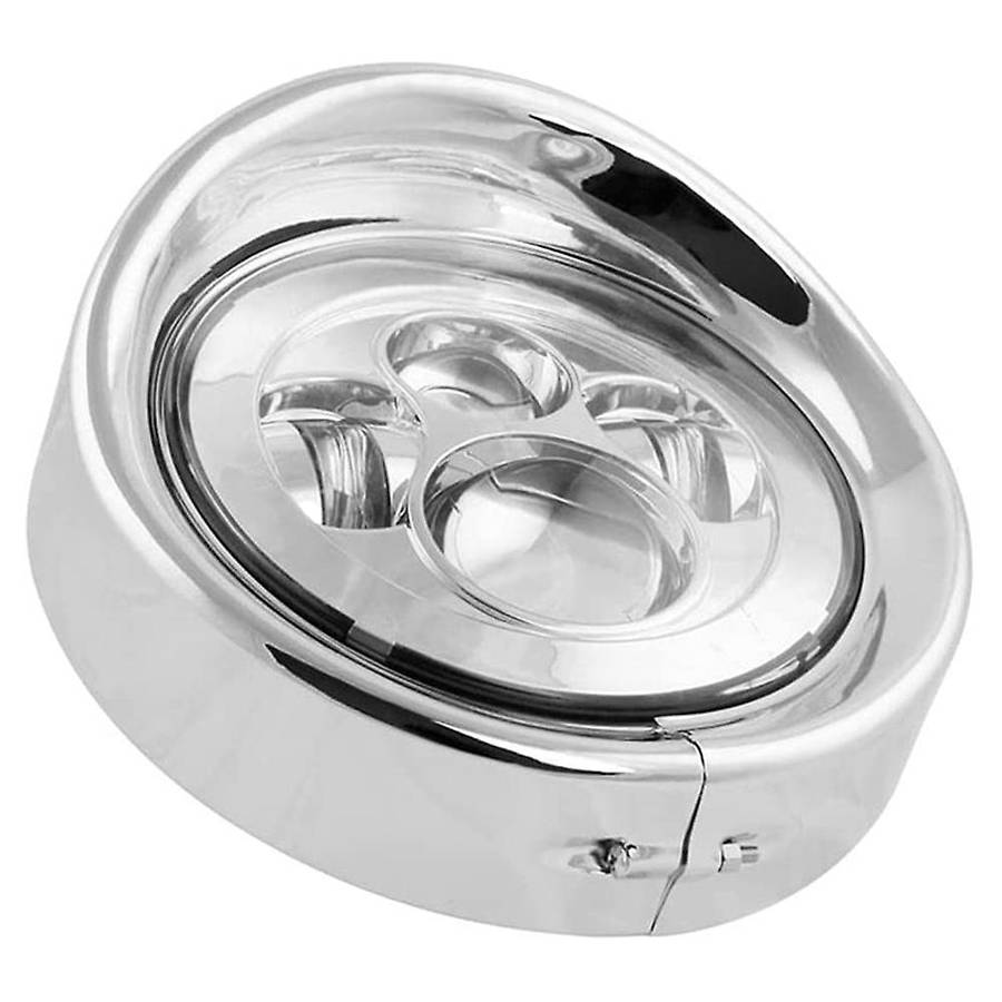 for Touring Road Glide Chrome Head Light Lamp Trim Ring 4.5 Inch Fog Light Trim Ring