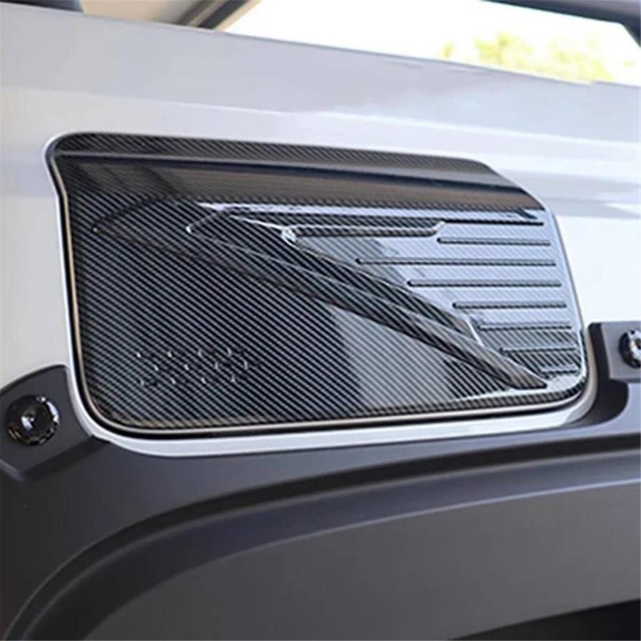 for Triton / L200 2024 Carbon Fiber Car Fuel Tank Cap Trim Cover Stickers Exterior Accessories