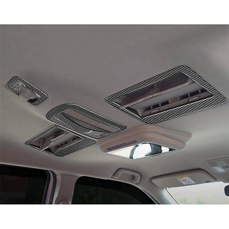 for Veloz Avanza 2022 2023 Carbon Fiber Car Roof Air Outlet Frame Cover Trim Decoration