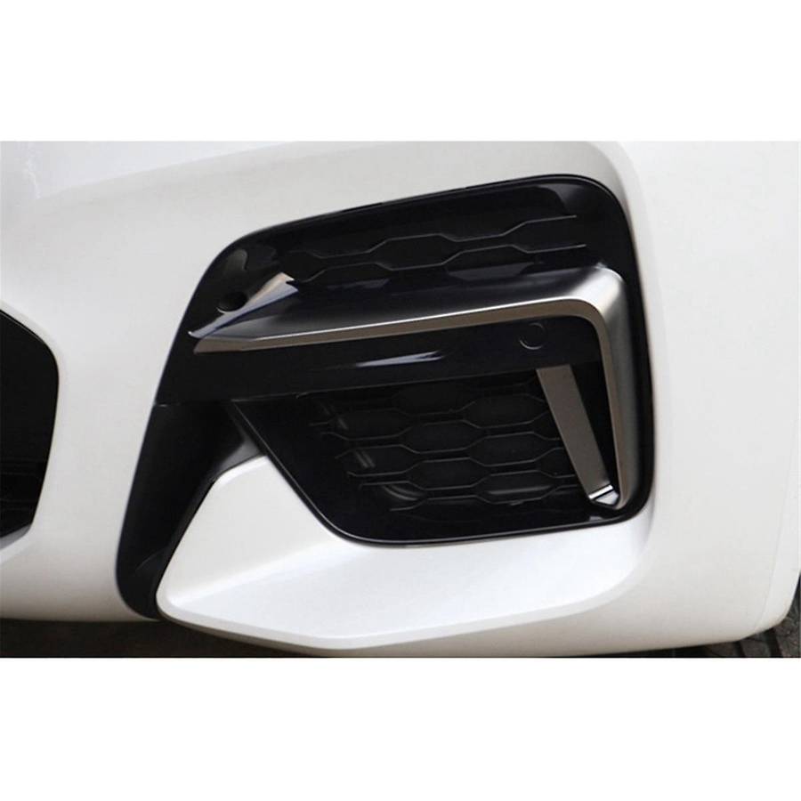 for X3 G01 / X4 G02 2018-2020 Fog Light Grills Honeycomb Mesh Fog Car Front Bumper Light Grills In R