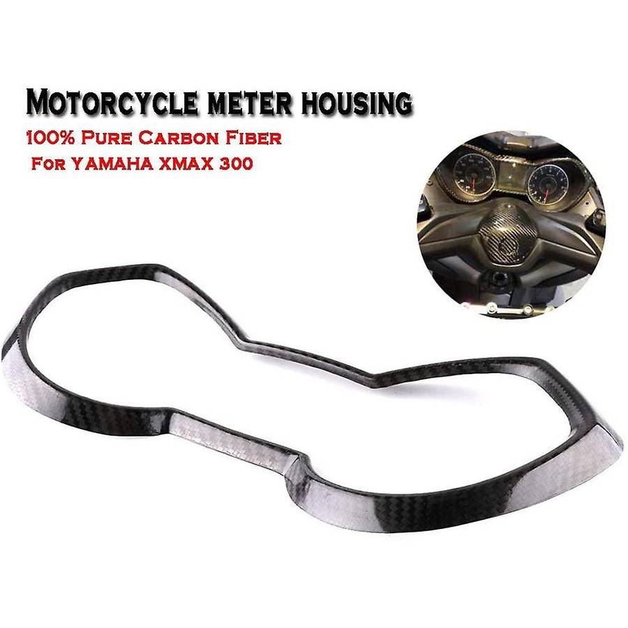 for Xmax 300 2017 2018 Motorcycle Carbon Fiber Speedometer Odometer Instrument Meter Cover Trim Fit