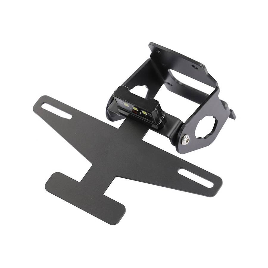 for Z900 Z 900 2017-2023 Motorcycle Rear License Plate Frame Folding Mounting Bracket with Led Light