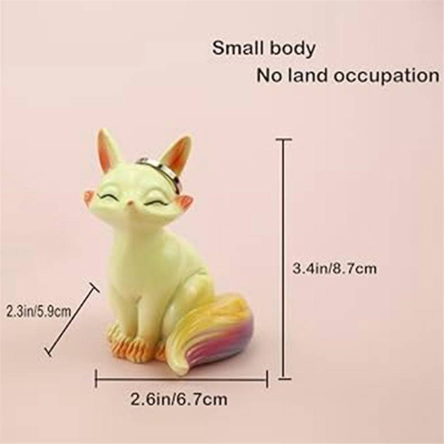 Fox Ring Holder, Fox Gifts for Girls, Arctics Fox Decor, Cute Room Decor Aesthetic Office Desk Acces