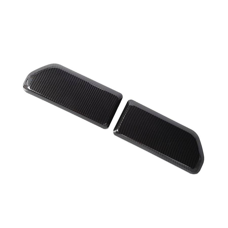 Front Bumper Cover Bezels for 2021 2022 2023 Accessories Abs Carbon Fiber