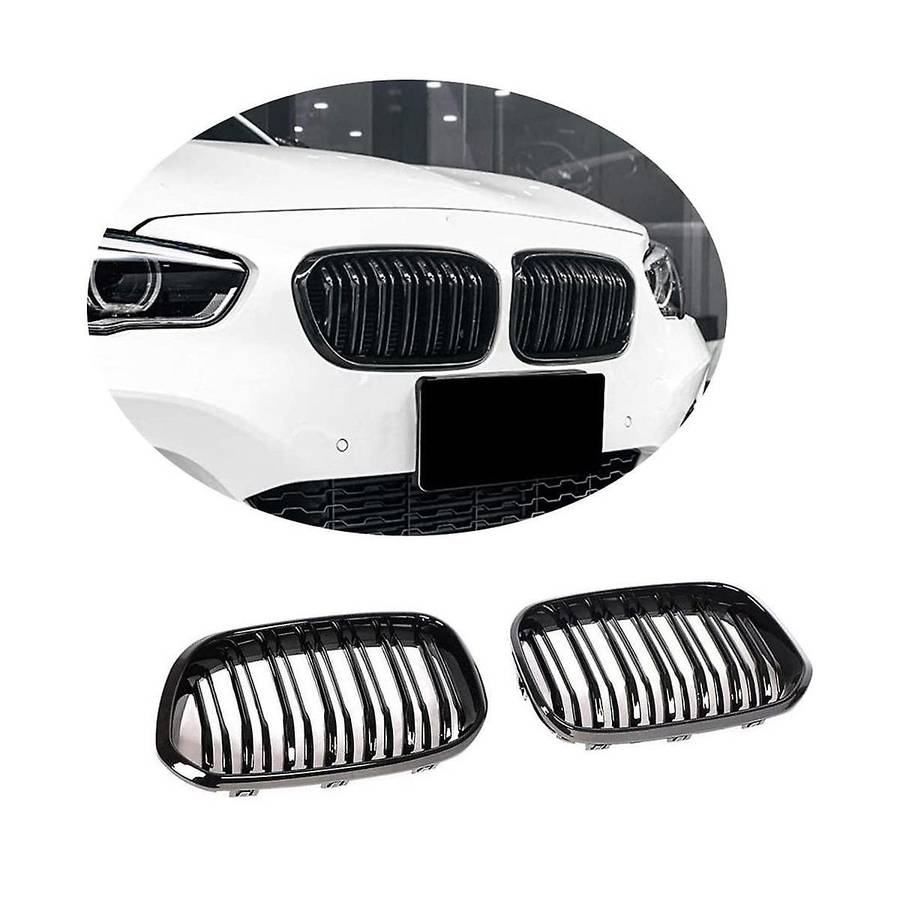 Front Bumper Kidney Grille Radiator Guard Grill Accessories for 1 Series F20 2015-2017 116i 118i 12