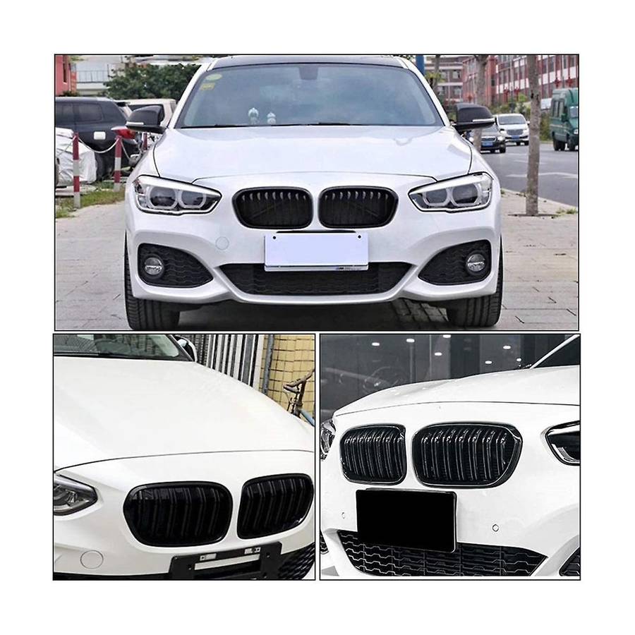 Front Bumper Kidney Grille Radiator Guard Grill Accessories for 1 Series F20 2015-2017 116i 118i 12