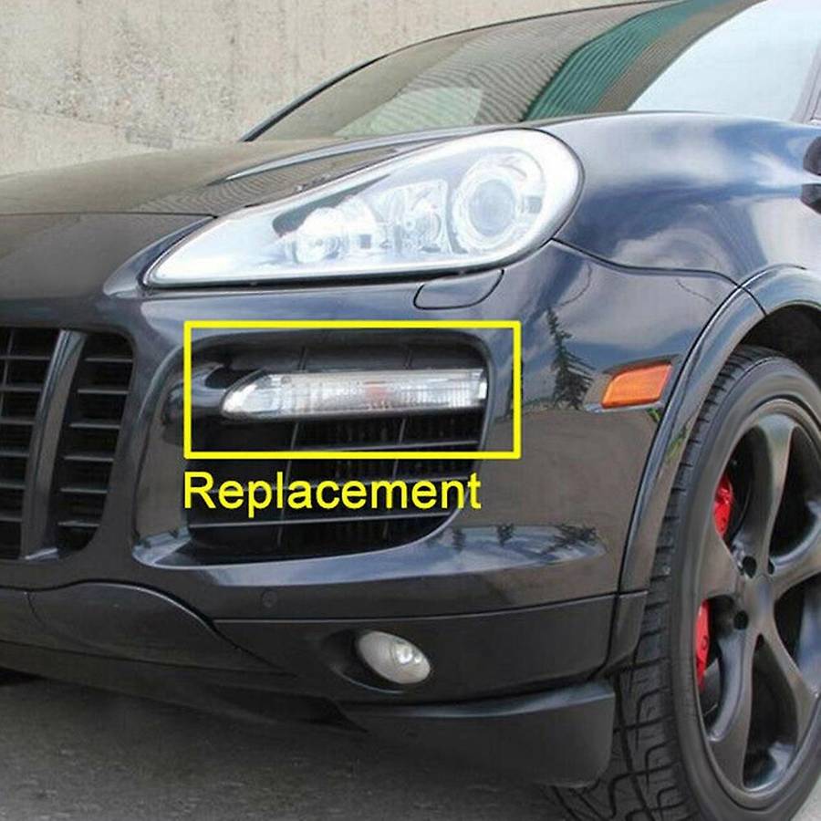 Front Bumper Lights Fog Lights Daytime Running Light for 95563118502 95563118602 7L5941181E 7L59411