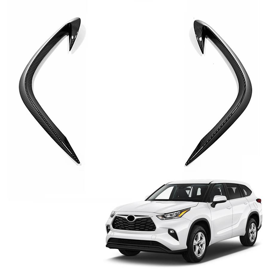 Front Fog Lights Eyebrow Wind Knife Sticker for 2020 2021 Fog Lamp Eye Lid Eyebrow Cover Trim