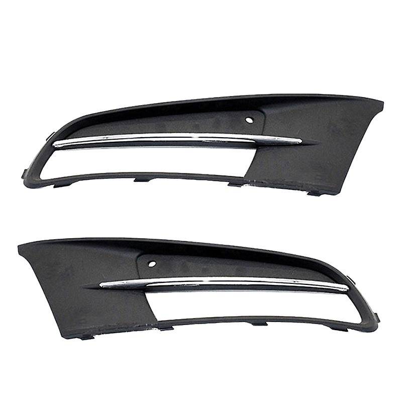 Front Left Right Bumper Fog Light Lamp Cover Chrome Grill for 12-19 7N0853665 7N0853666 7N0 853 665B